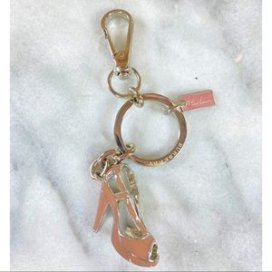 Burberry Pink High Heel Logo Bag Charm/Keychain